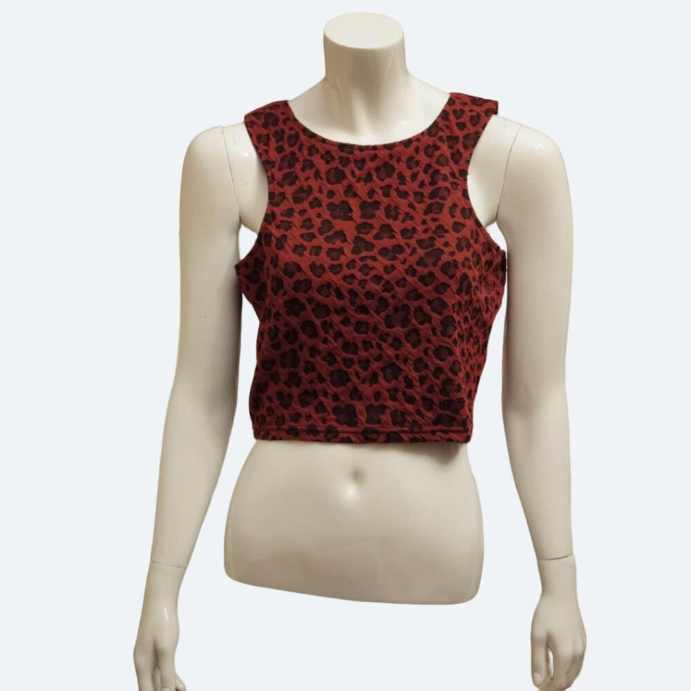 COPY - AX Paris Animal Print Knit Top